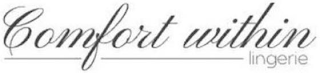 COMFORT WITHIN LINGERIE logo