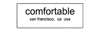COMFORTABLE SAN FRANCISCO, CA USA logo