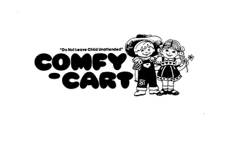 COMFY CART DO NOT LEAVE CHILD UNATTENDED A DIVISION OF HUCKLEBERRY FRIENDS INC. logo