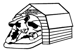 COMFY COW MATTRESS OUR COW SPOTTIE SIKKEMA'S EQUIPMENT 1-800-553-8171 logo