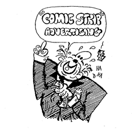 COMIC STRIP ADVERTISING HA HA logo
