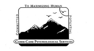 COMM-CARE PSYCHOLOGICAL SERVICES COMMITTED TO MAXIMIZING HUMAN POTENTIAL logo