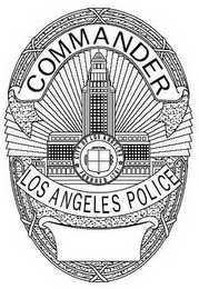COMMANDER LOS ANGELES POLICE CITY OF LOS ANGELES FOUNDED 1781 logo