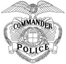 COMMANDER POLICE CITY OF LOS ANGELES FOUNDED 1781 logo
