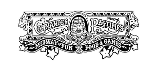 COMMANDER RAGTIME'S MIDWAY OF FUN FOOD & GAMES logo