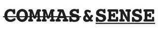 COMMAS & SENSE logo