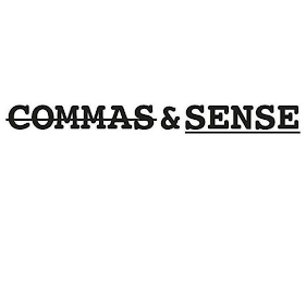 COMMAS & SENSE logo