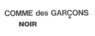 COMME DES GARCONS NOIR logo