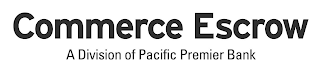 COMMERCE ESCROW A DIVISION OF PACIFIC PREMIER BANK logo