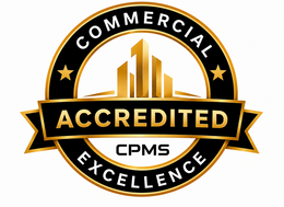 COMMERCIAL ACCREDITED CPMS EXCELLENCE logo