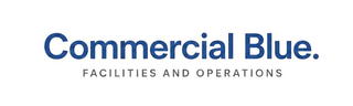 COMMERCIAL BLUE. FACILITIES AND OPERATIONS logo