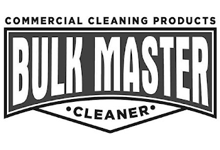 COMMERCIAL CLEANING PRODUCTS BULK MASTER · CLEANER · logo