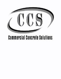 COMMERCIAL CONCRETE SOLUTIONS CCS logo