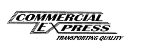 COMMERCIAL EXPRESS TRANSPORTING QUALITY logo