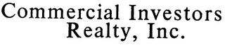 COMMERCIAL INVESTORS REALTY logo