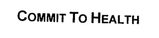 COMMIT TO HEALTH logo