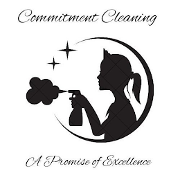 COMMITMENT CLEANING A PROMISE OF EXCELLENCE logo