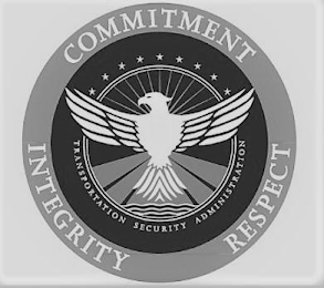 COMMITMENT INTEGRITY RESPECT TRANSPORTATION SECURITY ADMINISTRATION logo