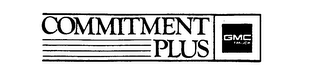 COMMITMENT PLUS GMC TRUCK logo