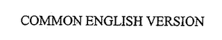 COMMON ENGLISH VERSION logo