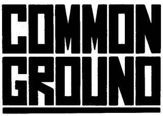 COMMON GROUND logo
