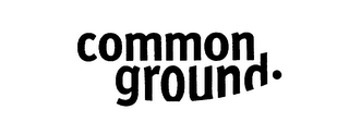COMMON GROUND. logo