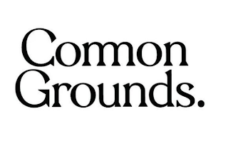 COMMON GROUNDS. logo