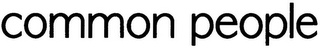 COMMON PEOPLE logo