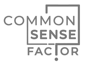 COMMON SENSE FACTOR logo
