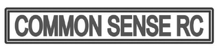 COMMON SENSE RC logo
