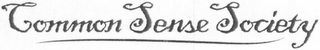 COMMON SENSE SOCIETY logo