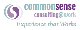 COMMONSENSE CONSULTING@WORK EXPERIENCE THAT WORKS logo