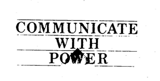 COMMUNICATE WITH POWER logo