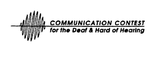 COMMUNICATION CONTEST FOR THE DEAF & HARD OF HEARING logo