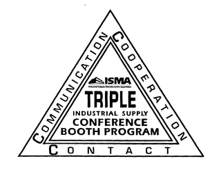 COMMUNICATION COOPERATION CONTACT ISMA INDUSTRIAL SUPPLY MANUFACTURERS ASSOCIATION TRIPLE INDUSTRIAL SUPPLY CONFERENCE BOOTH PROGRAM logo