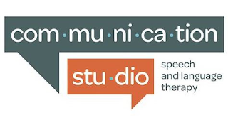 COM·MU·NI·CA·TION STU·DIO SPEECH AND LANGUAGE THERAPY logo