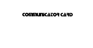 COMMUNICATOR CARD logo