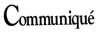 COMMUNIQUE logo