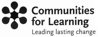 COMMUNITIES FOR LEARNING LEADING LASTING CHANGE logo