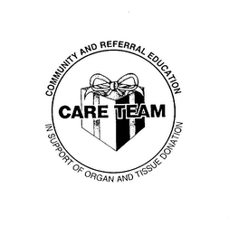 COMMUNITY AND REFERRAL EDUCATION CARE TEAM IN SUPPORT OF ORGAN AND TISSUE DONATION logo