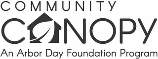 COMMUNITY CANOPY AN ARBOR DAY FOUNDATION PROGRAM logo