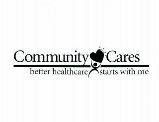 COMMUNITY CARES BETTER HEALTHCARE STARTS WITH ME logo