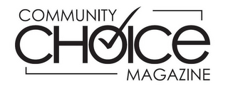 COMMUNITY CHOICE MAGAZINE logo