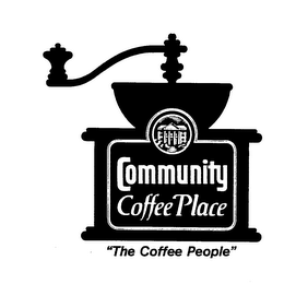 COMMUNITY COFFEE PLACE "THE COFFEE PEOPLE" logo