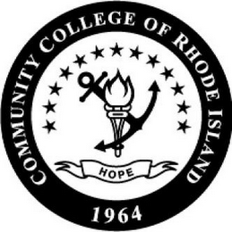 COMMUNITY COLLEGE OF RHODE ISLAND HOPE 1964 logo
