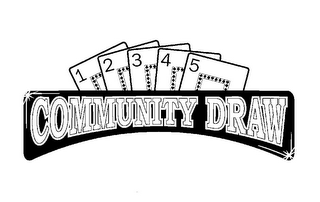 COMMUNITY DRAW 1 2 3 4 5 logo