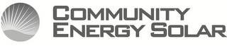 COMMUNITY ENERGY SOLAR logo