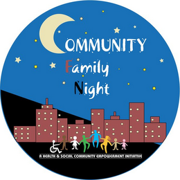 COMMUNITY FAMILY NIGHT A HEALTH & SOCIAL COMMUNITY EMPOWERMENT INITIATIVE logo
