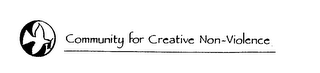COMMUNITY FOR CREATIVE NON-VIOLENCE logo