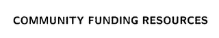 COMMUNITY FUNDING RESOURCES logo